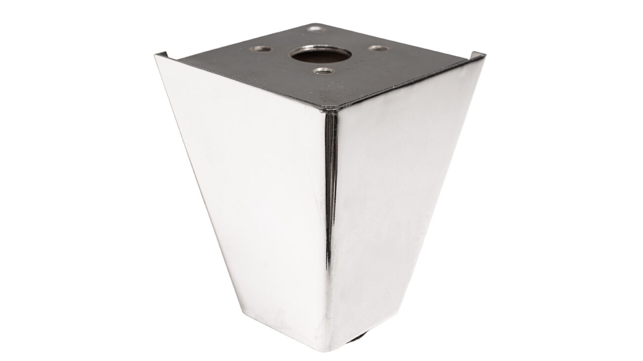 Lux - Rúmfótur (12cm - Króm)