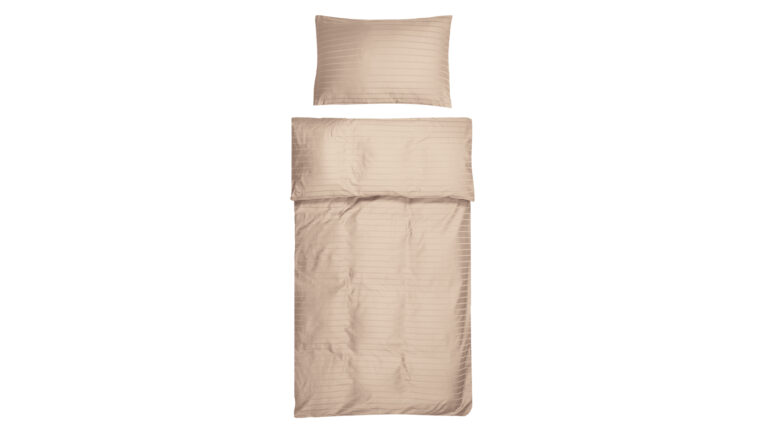 Dimma rúmföt striped beige 140x200