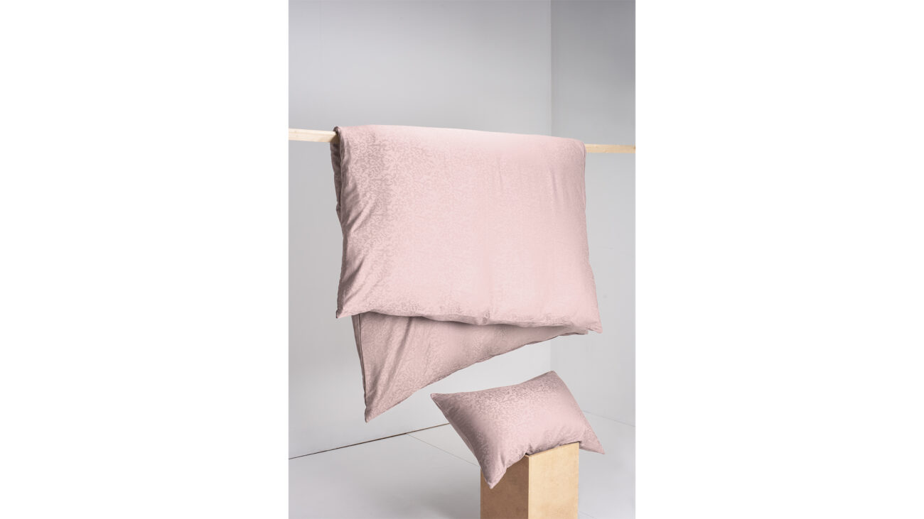 Dimma rúmföt Jacquard bleik 140x200