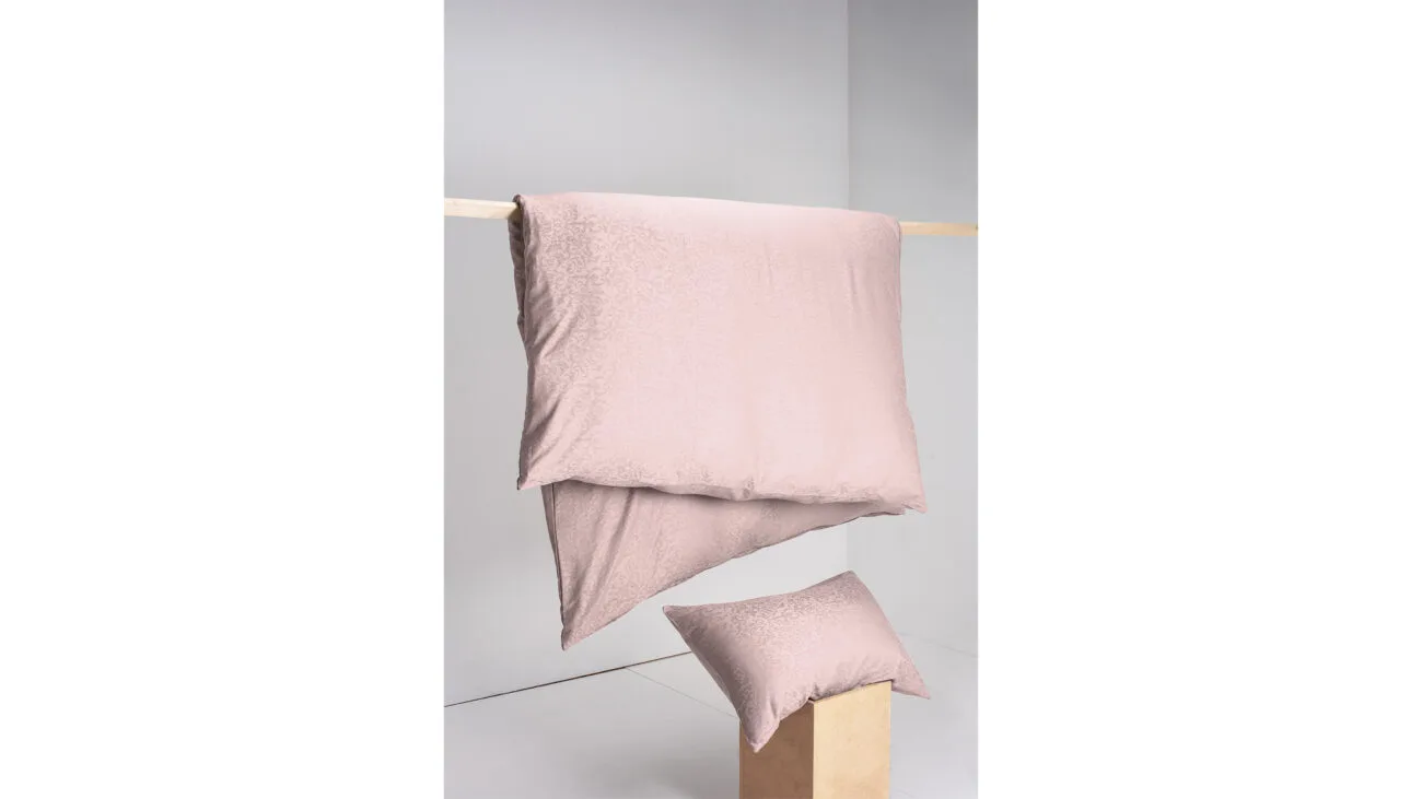 Dimma rúmföt Jacquard bleik 140x200