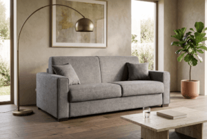 Quadro svefnsófi Queens Ash dökkgrár