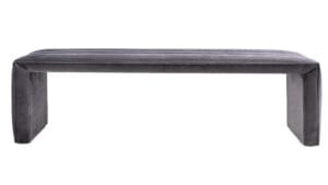 Casaletto bekkur Velluto 257 dökkgrár