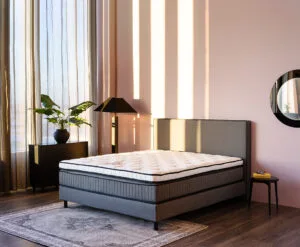 Classico rúm 180x200 Linen Antrasite medium/firm