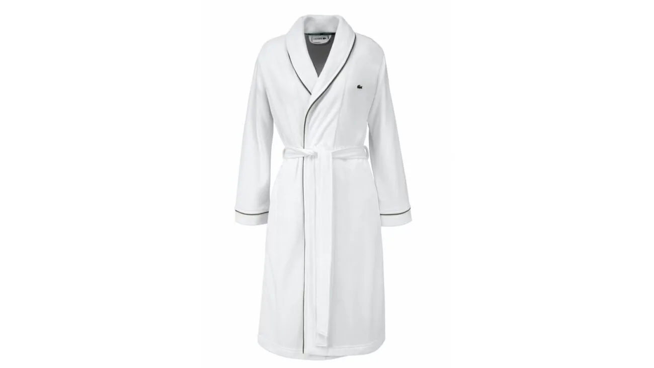 L Piqué Kimono sloppur S hvítur