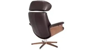 Timeout stóll XL hnota/leður Zero brúnn - m/v