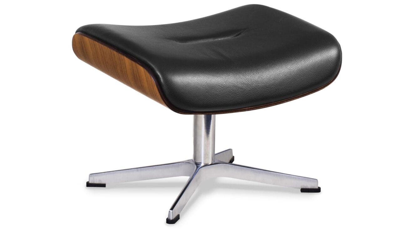 Timeout skammel hnota/leður svart - ál