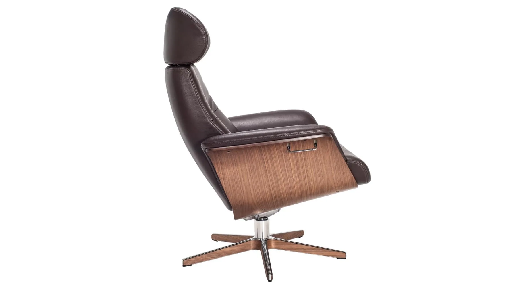 Timeout stóll XL hnota/leður Zero brúnn - m/v