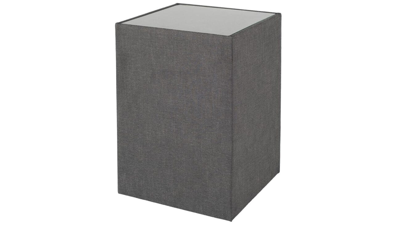 Forever náttborð með gleri Linen 3028 Antrasite Forever náttborð með gleri Linen 3028 Antrasite