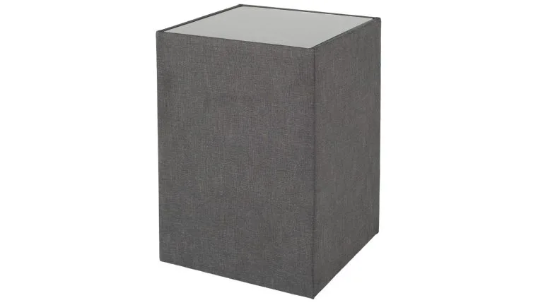 Forever náttborð með gleri Linen 3028 Antrasite