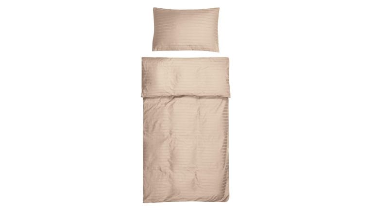 Dimma rúmföt striped beige 140x200