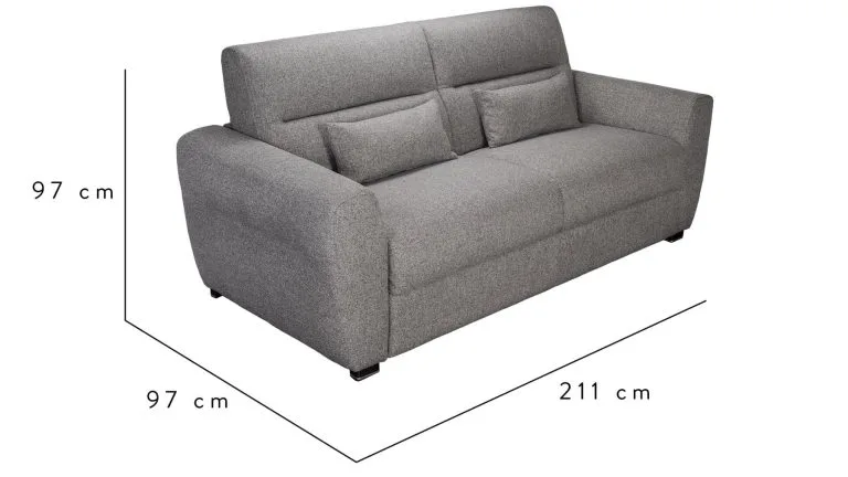 Lolly svefnsófi Fashion 16 grár