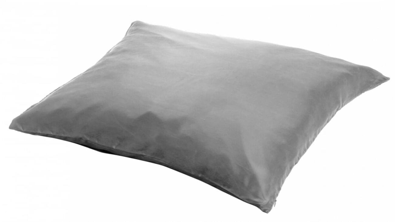 Silkikoddaver grátt 50x70