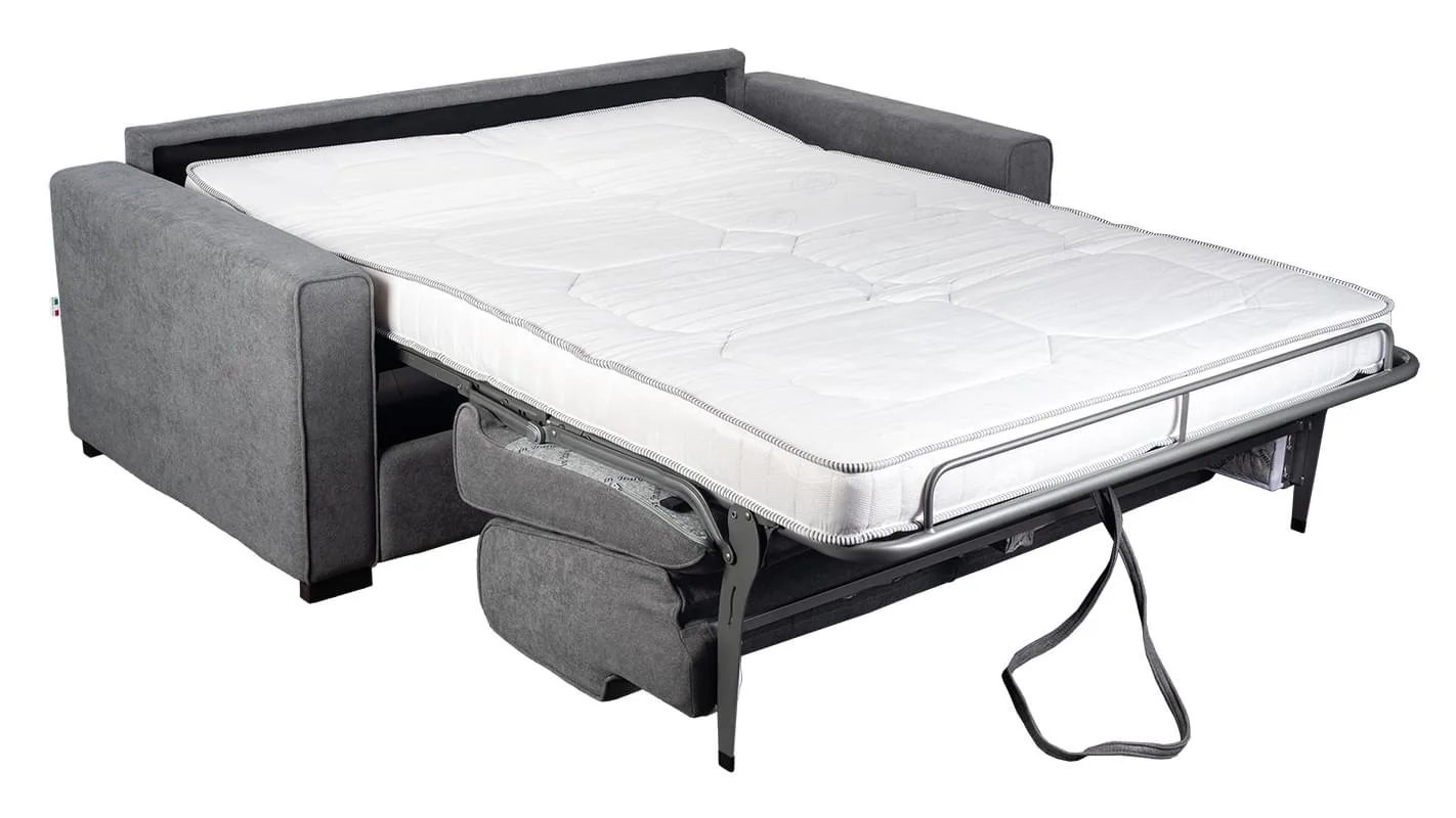 Quadro svefnsófi Queens Ash dökkgrár