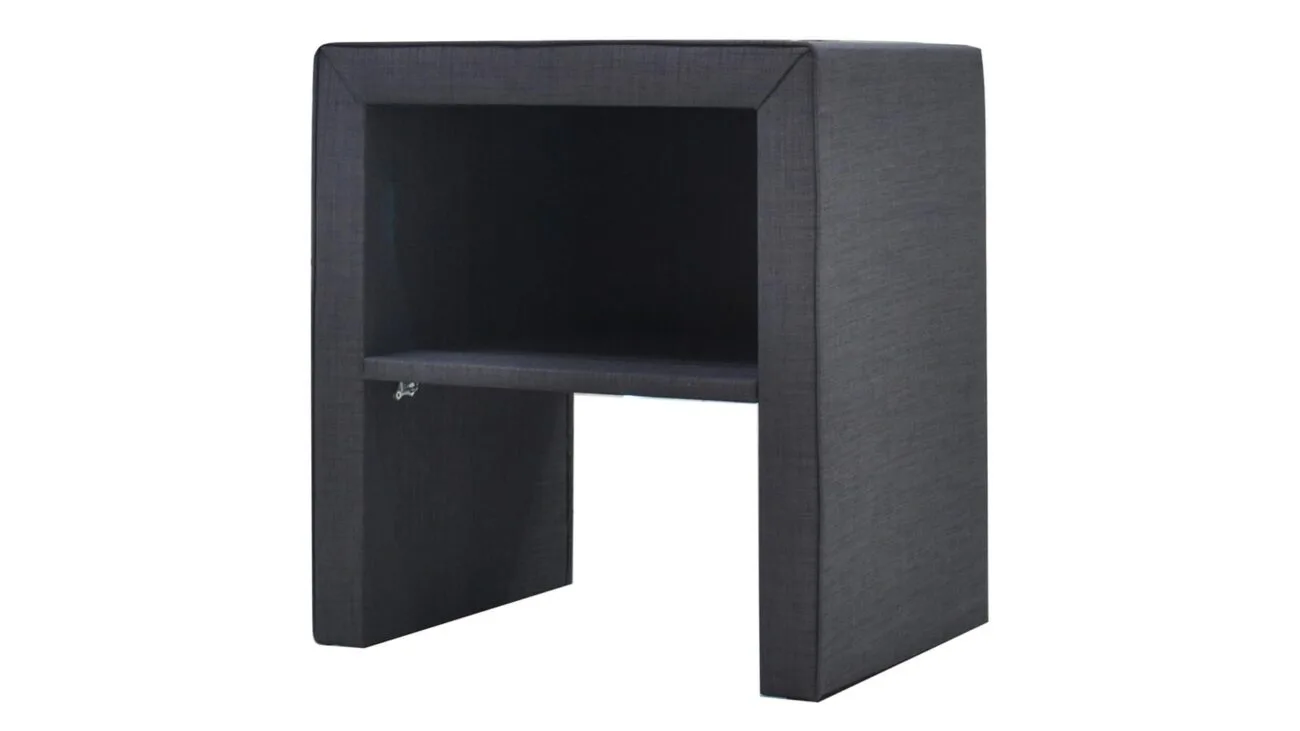 Viking náttborð Linen Antrasite