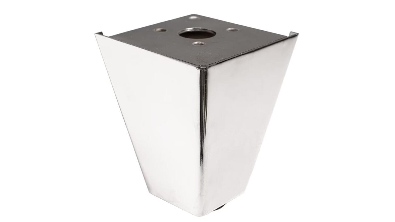 Lux - Rúmfótur (12cm - Króm)