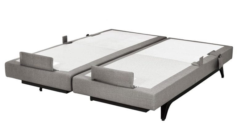 Perfect fjaðrandi stillanl. botn 90x210 ljósgrár