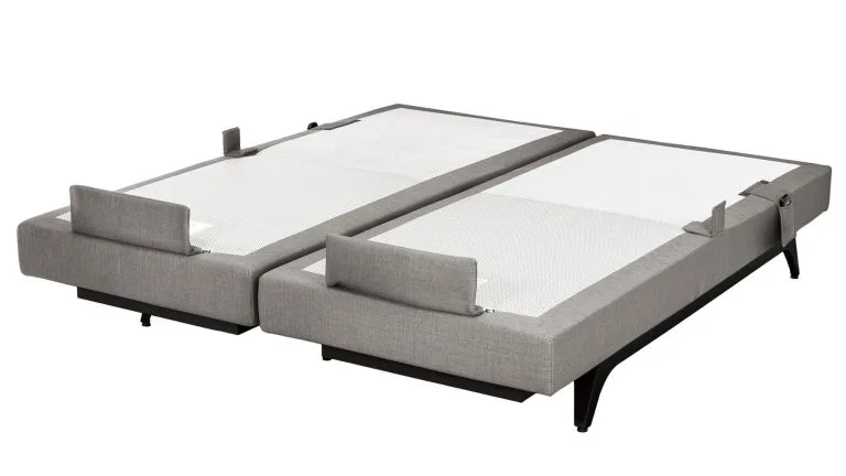 Perfect fjaðrandi stillanl. botn 90x210 ljósgrár