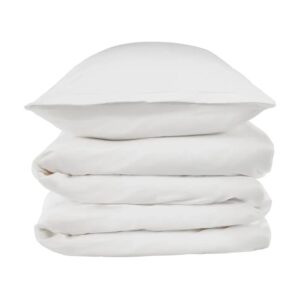 Bamboo rúmföt Elegance 140x200 hvítt