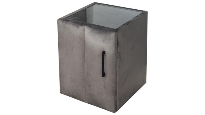 Ocean náttborð með gleri vinstri Malcolm 32 flauel