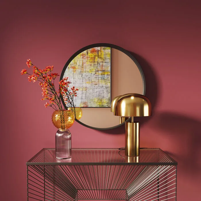 Kare Loungy borðlampi gylltur 40cm