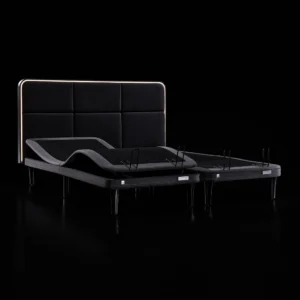 Ergo Sportive stillanlegur rúmbotn 180x200 með höfuðgafli og led lýsingu grár