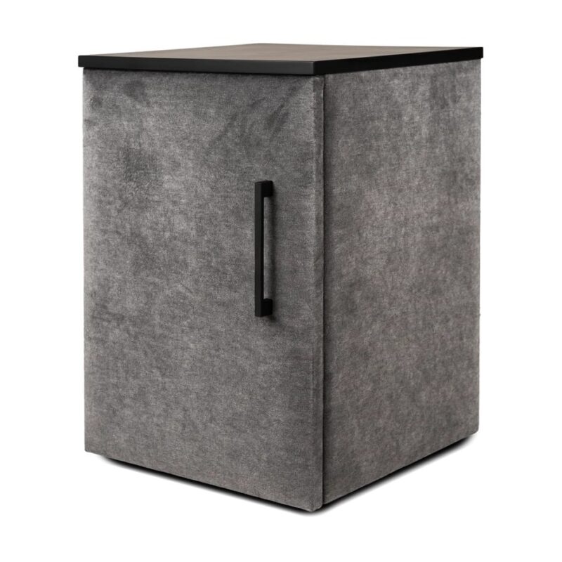 Houston náttborð vinstri Savanna dökkgrátt