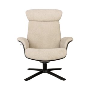 Timeout stóll svört eik/Mito beige - svartur