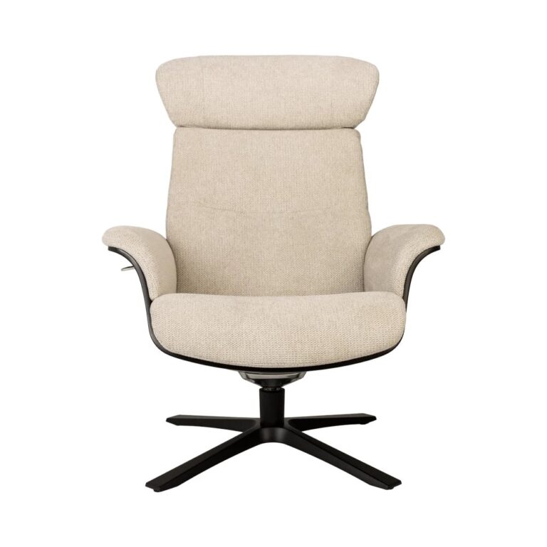 Timeout stóll svört eik/Mito beige - svartur