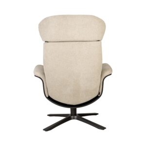 Timeout stóll svört eik/Mito beige - svartur