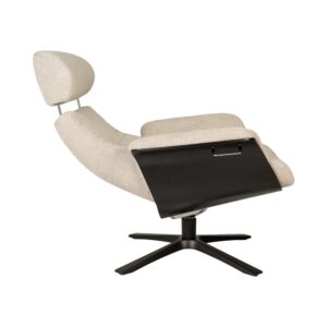 Timeout stóll svört eik/Mito beige - svartur