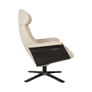 Timeout stóll svört eik/Mito beige - svartur