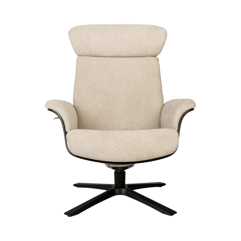 Timeout stóll svört eik/Mito beige - svartur
