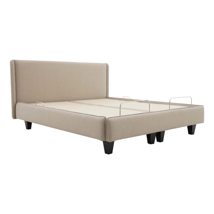 Ergo Smart stillanlegt rúm 180x210 beige m höfuðgafli