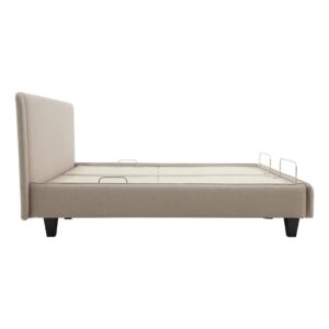 Ergo Smart stillanlegt rúm 180x200 beige m höfuðgafli
