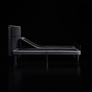 Ergo Sportive stillanlegur rúmbotn 180x210 með höfuðgafli og led lýsingu grár
