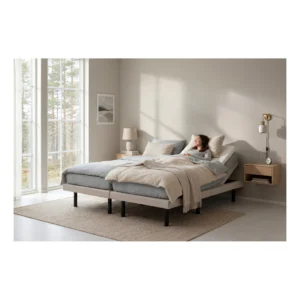 Dream Luxury stillanlegur botn m ramma 90x200