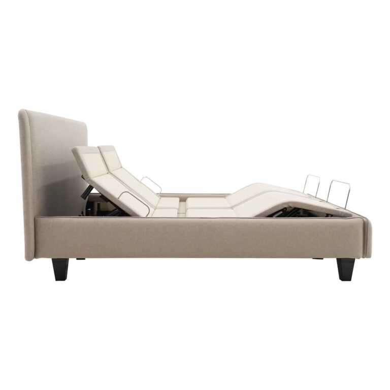 Ergo Smart stillanlegt rúm 180x210 beige m höfuðgafli