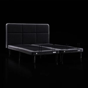 Ergo Sportive stillanlegur rúmbotn 180x200 með höfuðgafli og led lýsingu grár