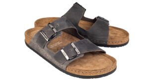 Blær - Inniskór (Grátt leður) - Image 4