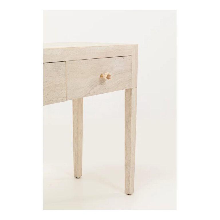 Kare Travertino console borð 100x77cm