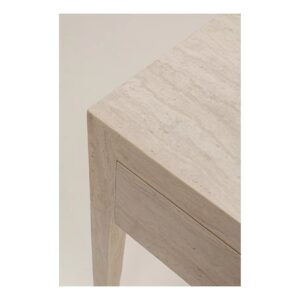 Kare Travertino console borð 100x77cm