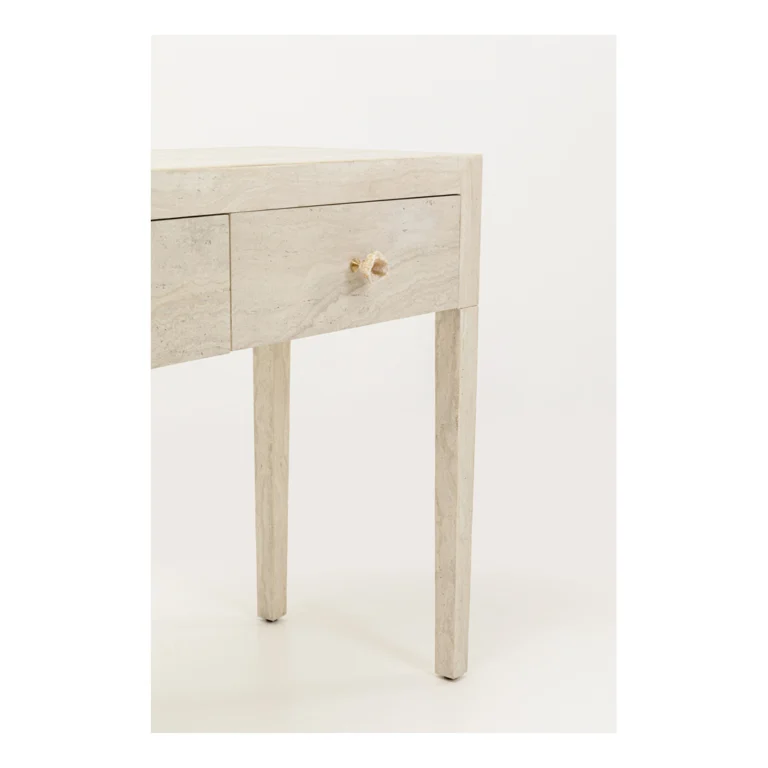 Kare Travertino console borð 100x77cm