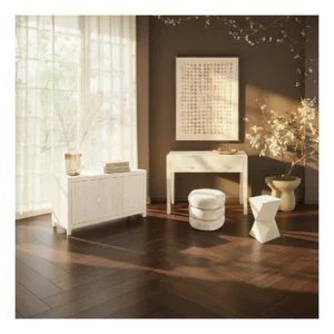 Kare Travertino console borð 100x77cm