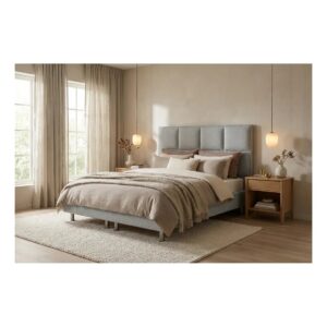 Hollywood höfuðgafl 160 Nobu 10 ljósgrátt