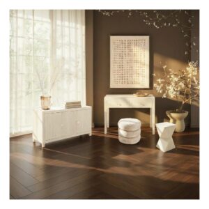 Kare Travertino console borð 100x77cm