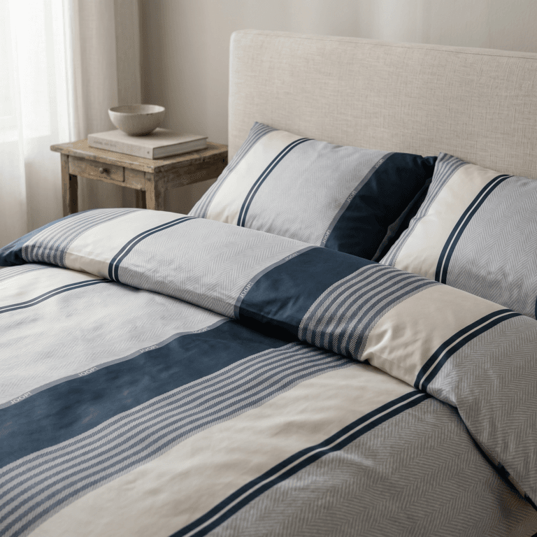 Joop rúmföt Herringbone stripe 4125-2 140x200