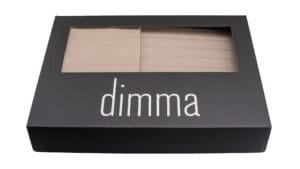 Dimma rúmföt striped beige 140x200