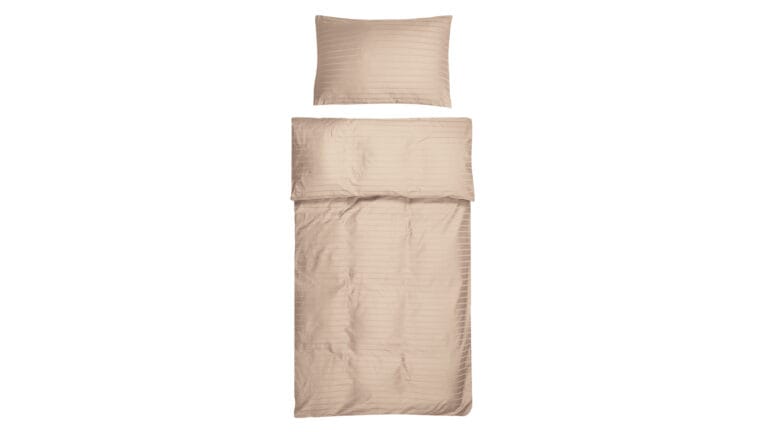 Dimma rúmföt striped beige 140x200
