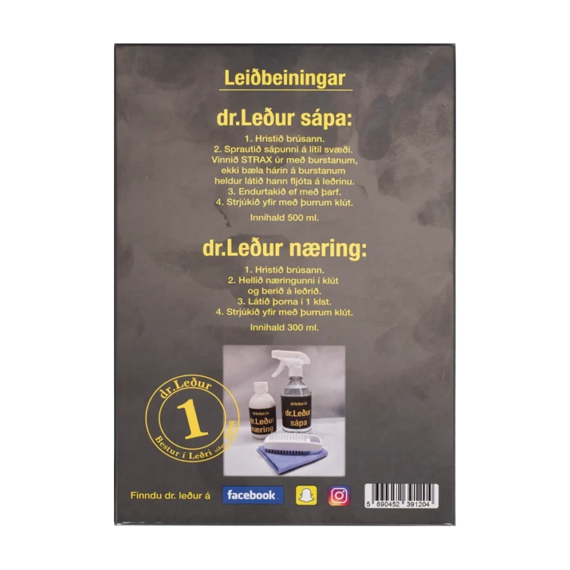 dr. Leður kassinn - sápa og næring