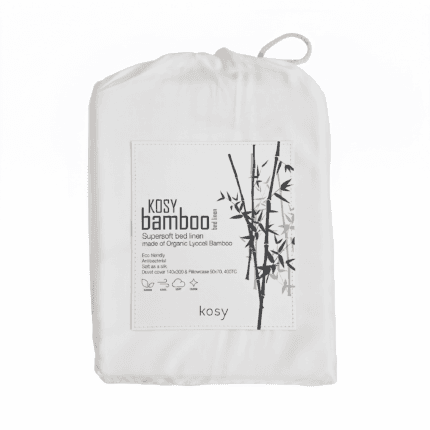 Kosy bambus rúmföt 140x200 hvít